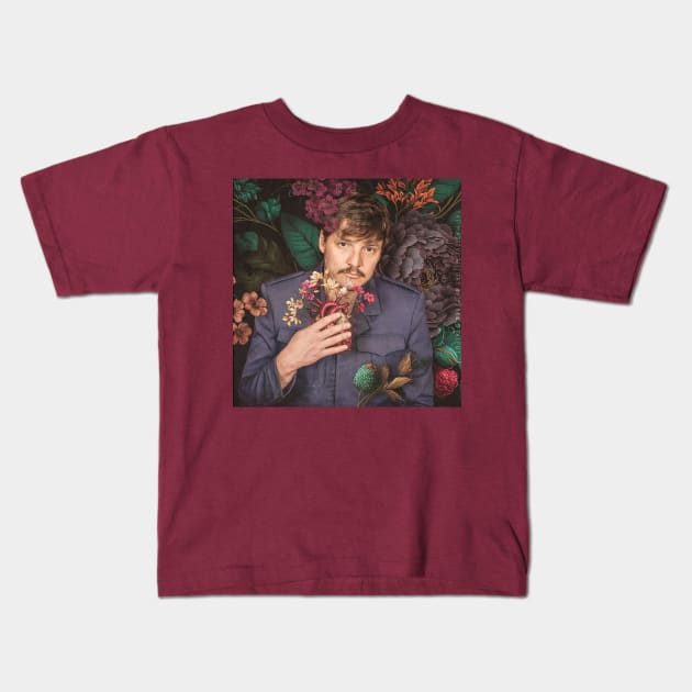 Pedro Pascal has My Heart Kids T-Shirt by ZelleDa